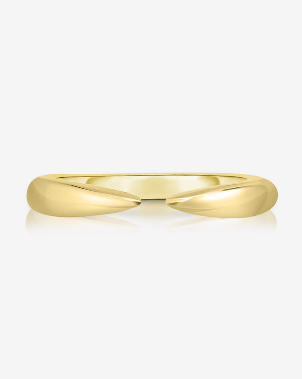 Flat lay of Ring Concierge Gold Claw Stackable Ring
