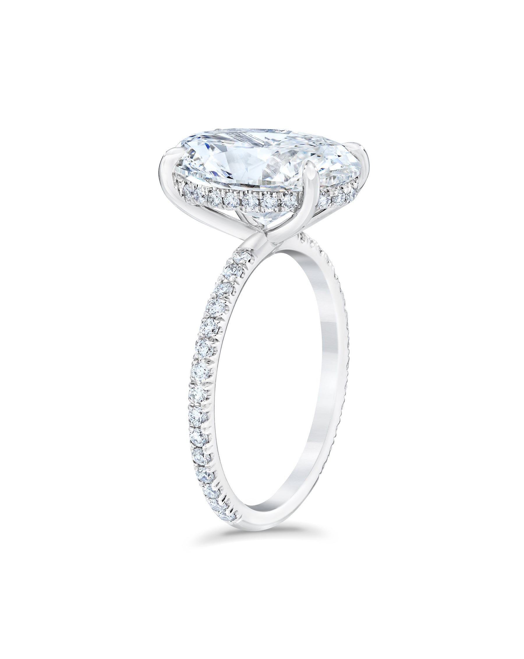 Bridal Engagement Rings Whisper Thin® with Pavé