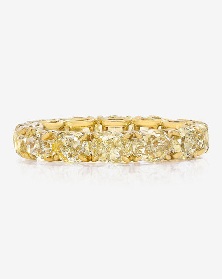Yellow Diamond Eternity Band
