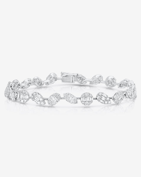 Mix Shape Diamond Bracelet — Hakimi Gem
