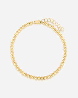 Ring Concierge Bracelets Petite Gold Bead Bracelet