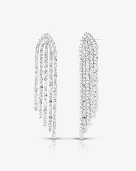 Pavé Waterfall Earrings