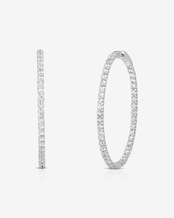 Luxe Diamond Hoops