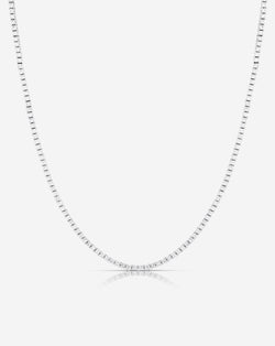 Ring Concierge Necklaces 14k White Gold / 3 carats / 16" Classic Diamond Tennis Necklace