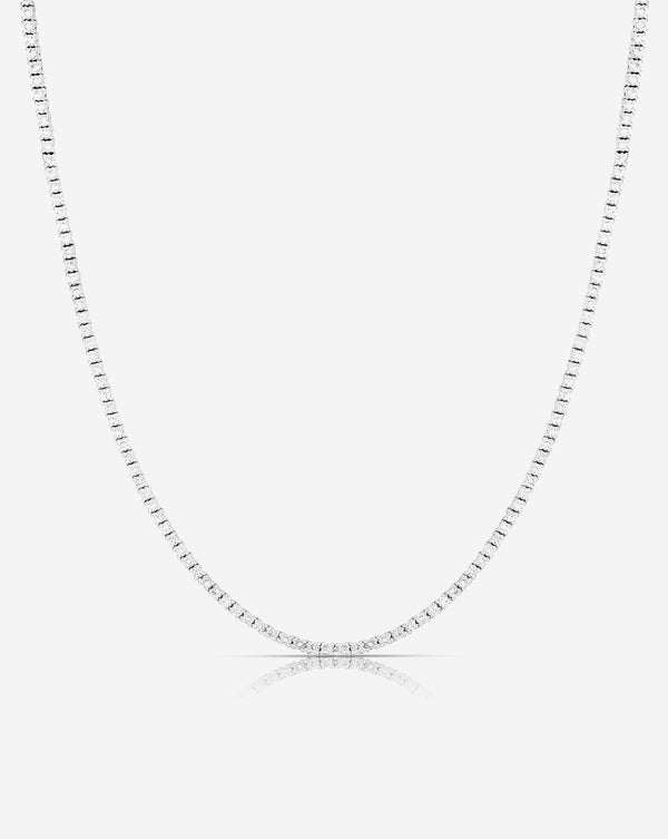 Classic Lab Diamond Tennis Necklace