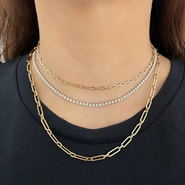 Multiway Jumbo Link Necklace + Triple Wrap Bracelet – Ring Concierge