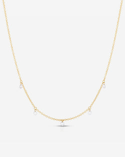 Ring Concierge Necklaces Floating Diamond Necklace in 14K Yellow Gold