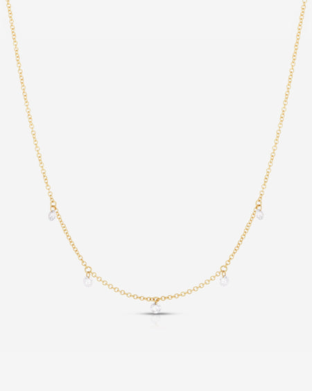 Floating Diamond Necklace