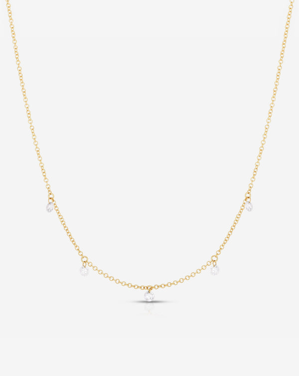 Floating Diamond Necklace