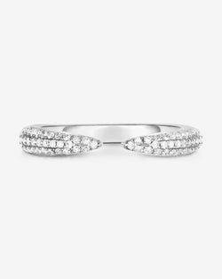 Ring Concierge Rings: 14k Triple Row Diamond Claw Ring