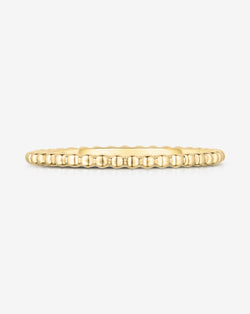 Ring Concierge Rings 14k Yellow Gold / 2 Beaded Stackable Ring