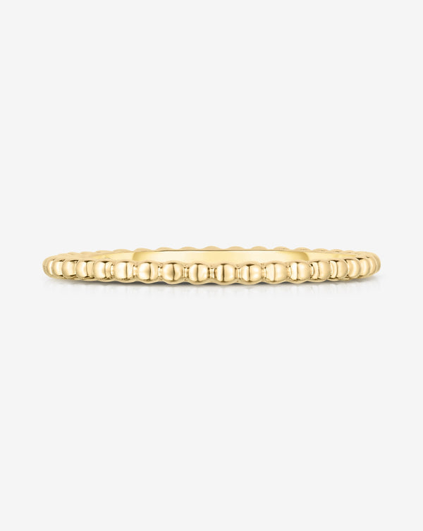 Ring Concierge Rings 14k Yellow Gold / 2 Beaded Stackable Ring