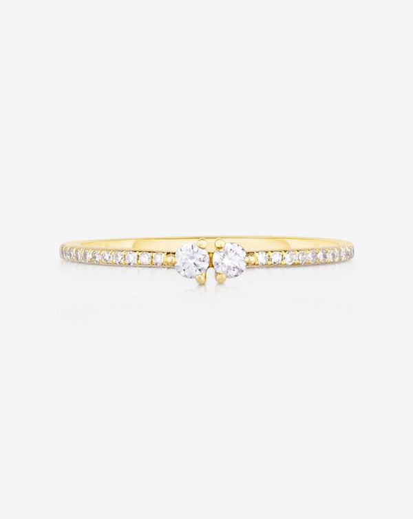 Twin Diamond Ring