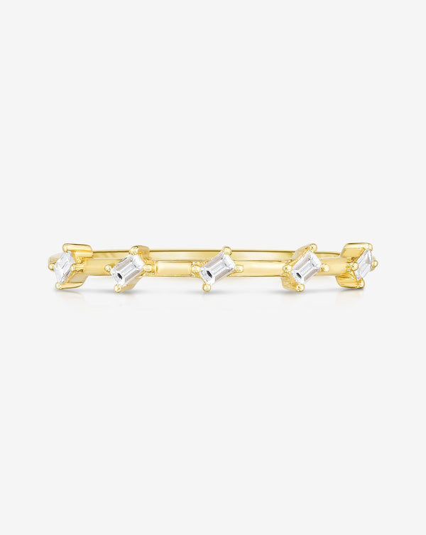Ring Concierge Rings Baguette Distance Ring - 14k yellow gold