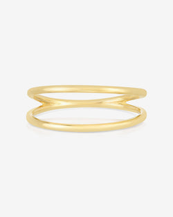 Ring Concierge Rings 14k Yellow Gold / 5 Open Double Row Ring