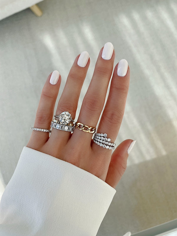 How to Stack With Your Engagement Ring