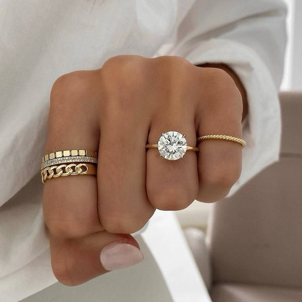 Big natural diamond engagement rings might not be as expensive as you  think! Explore our latest collection of modern engagement rings tha... |  Instagram