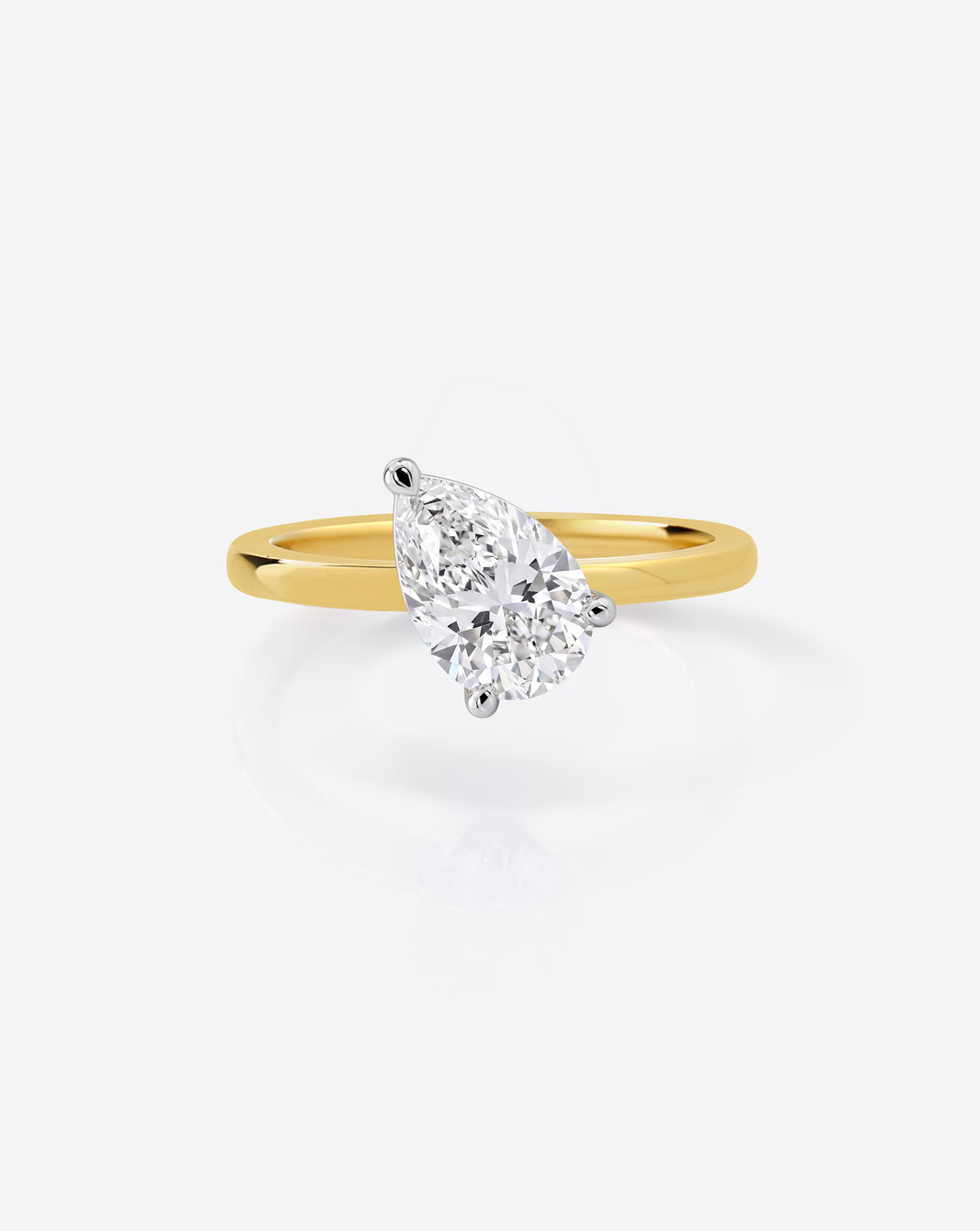 Pear Lab Diamond Pinky Ring