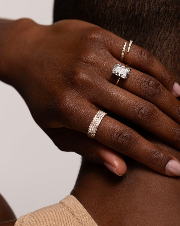 Pave Set Diamond Ring – Linneys Jewellery