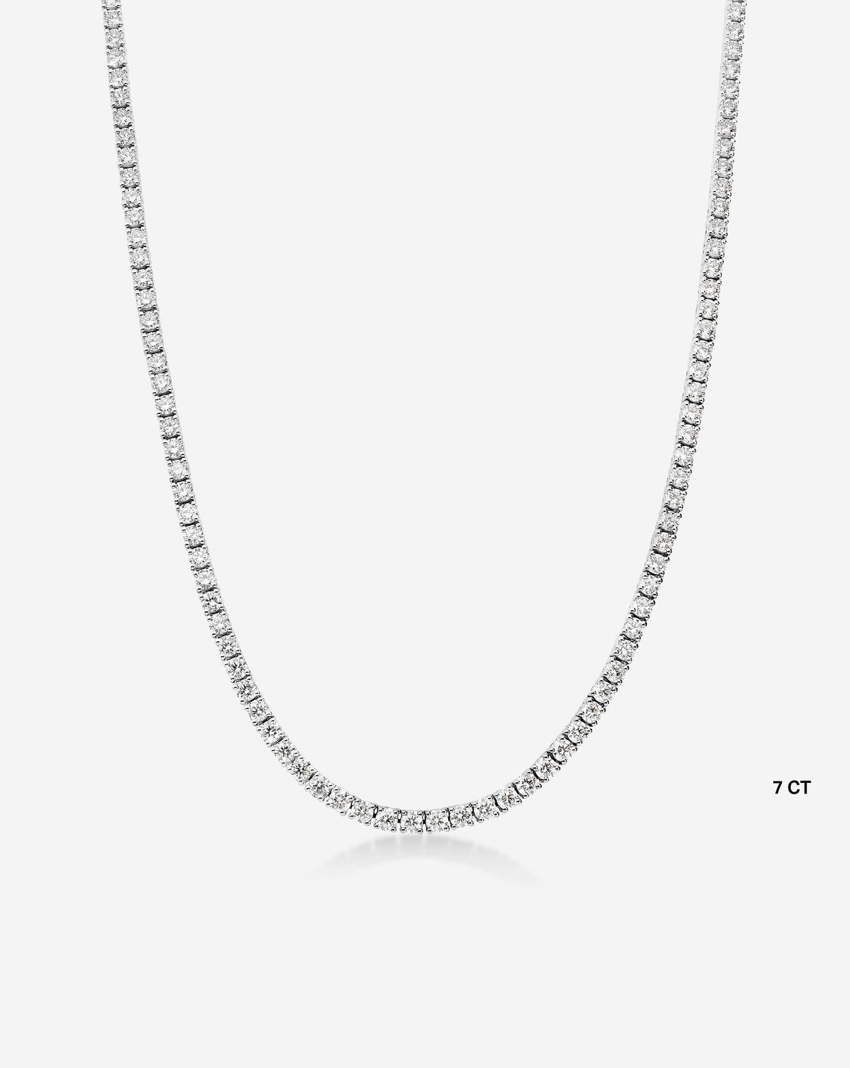 Ring Concierge Classic Diamond Tennis Necklace 7 Carat