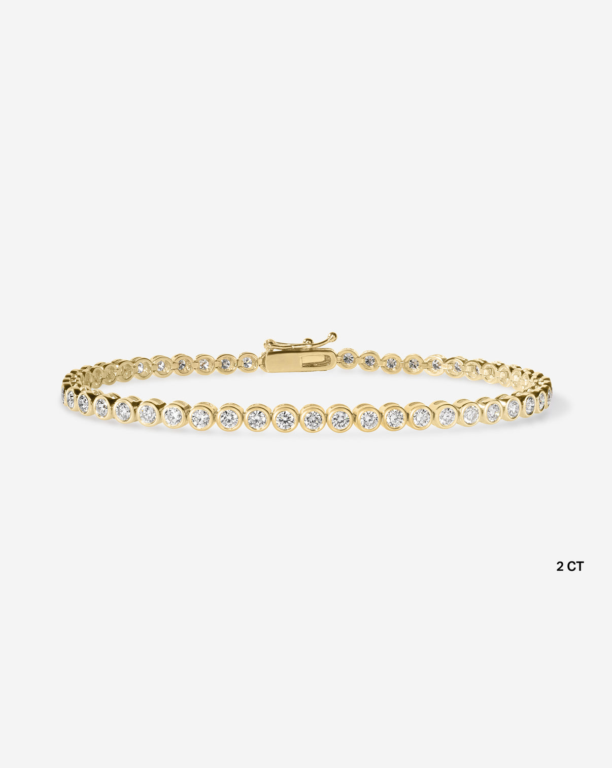 Ring Concierge Bracelets Bezel Diamond Tennis Bracelet 2 CARAT 40184651841624 