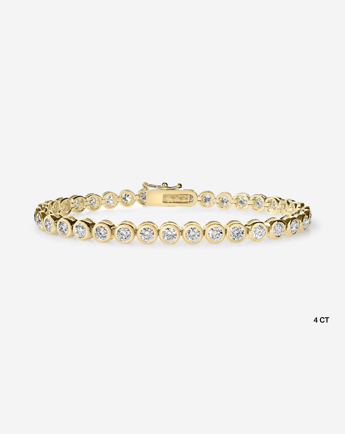 Ring Concierge Bracelets Bezel Diamond Tennis Bracelet 4 CARAT 40184651907160 