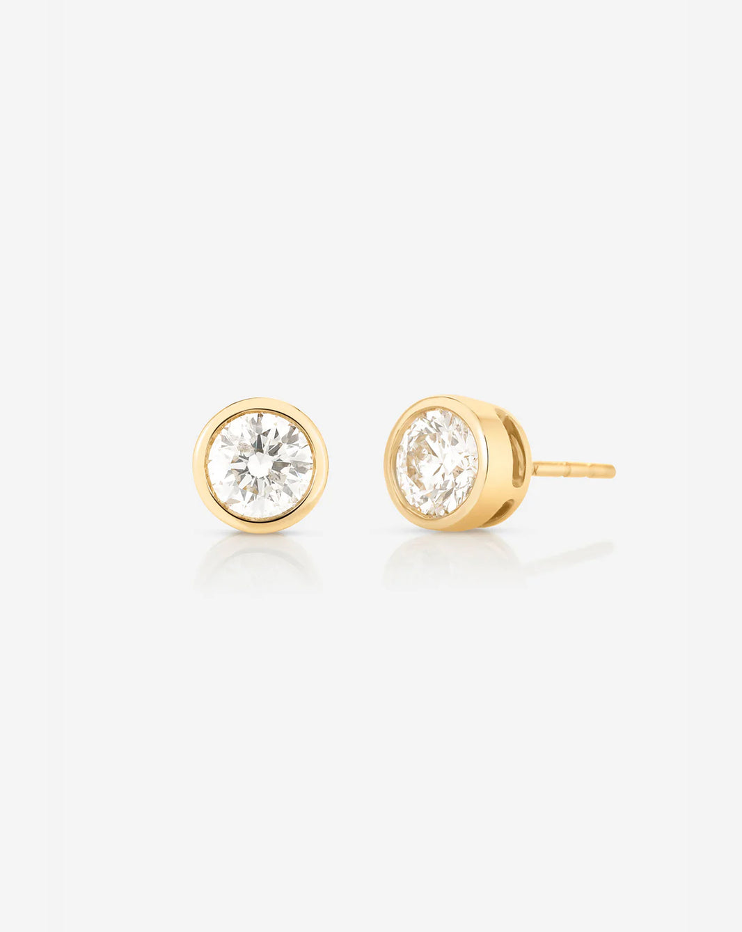 Ring Concierge: Bezel-Set Classic Diamond Studs