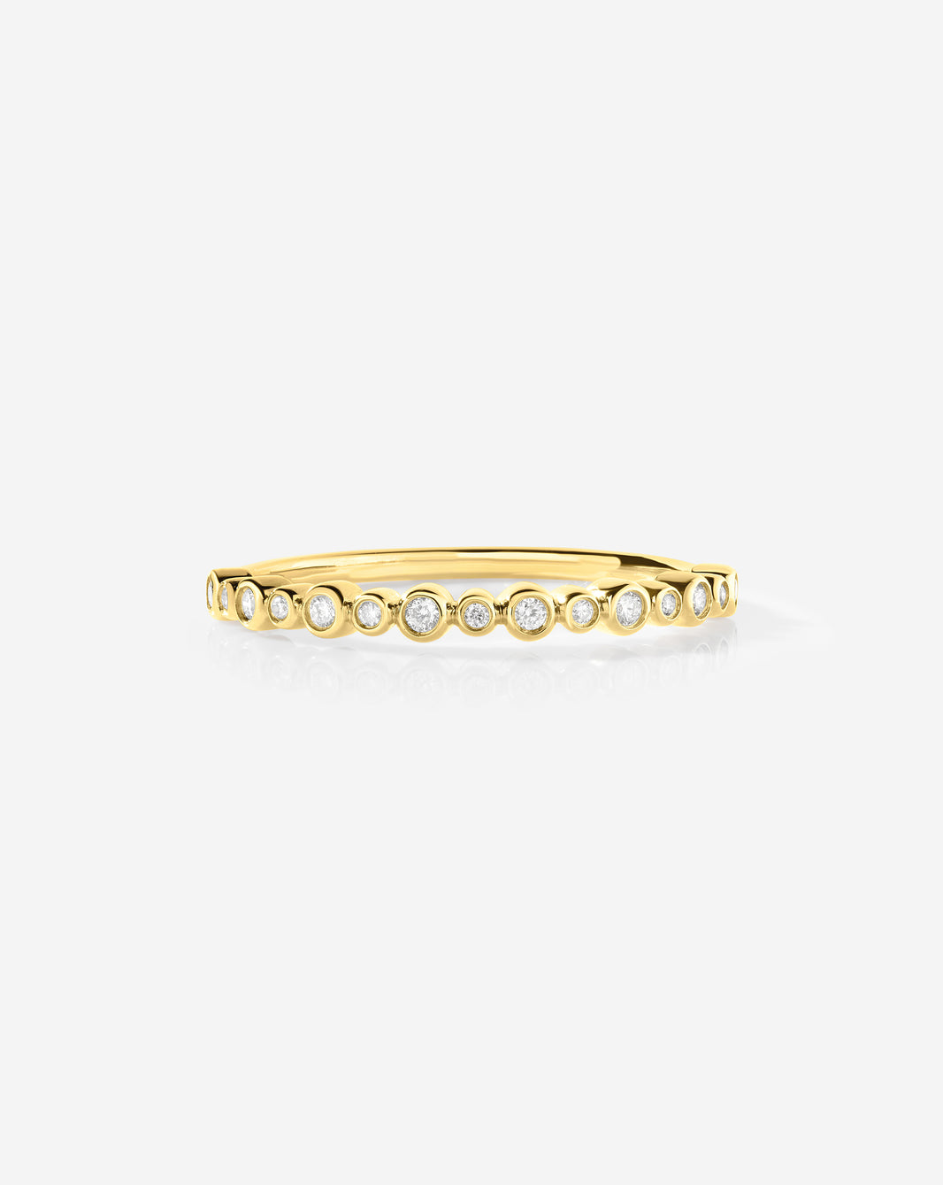 Bezel Diamond Station Ring