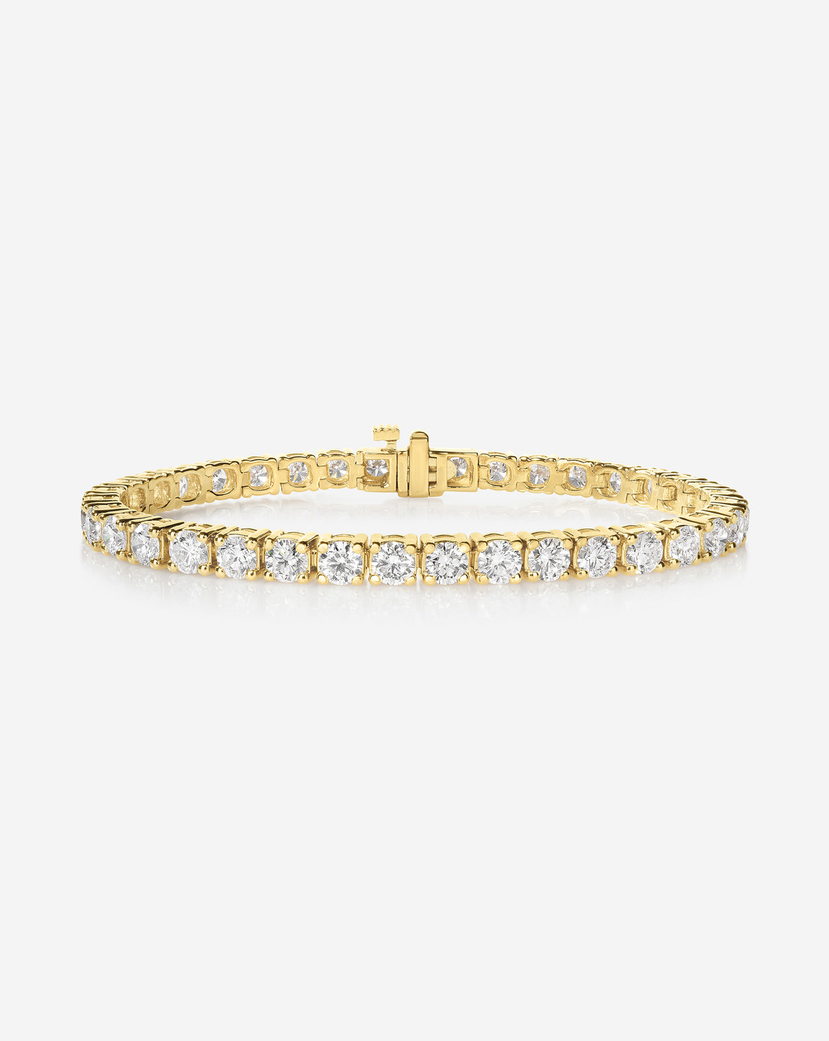 Ring Concierge Bracelet 14K Yellow Gold Classic Diamond Tennis Bracelet