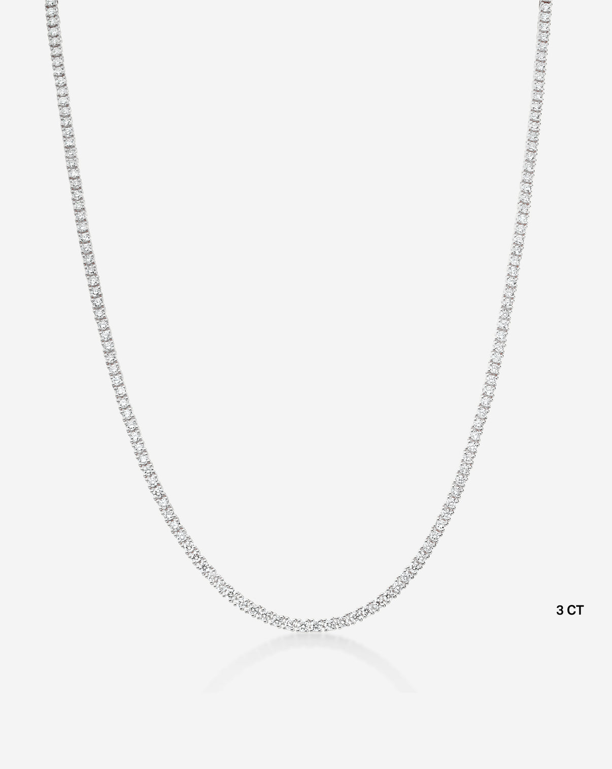 Ring Concierge Classic Diamond Tennis Necklace 3 Carat