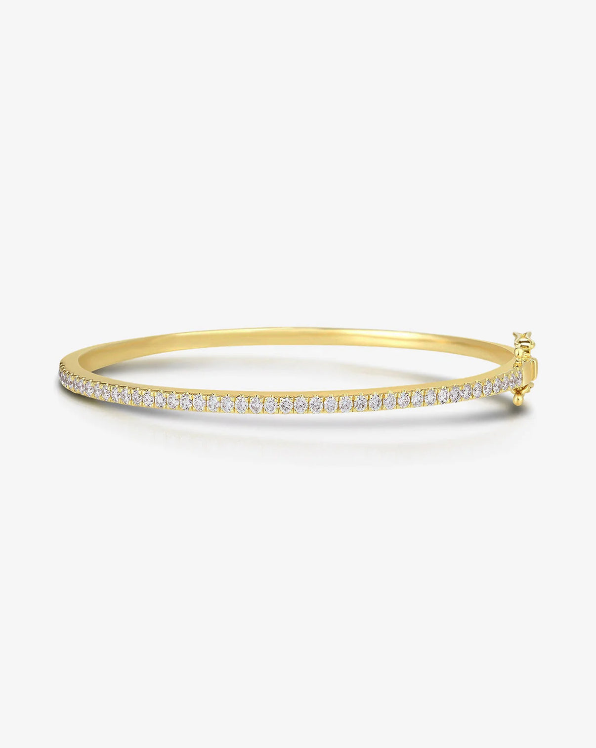 Ring Concierge Bracelets 14k Yellow Gold / 16 cm Classic Diamond Bangle