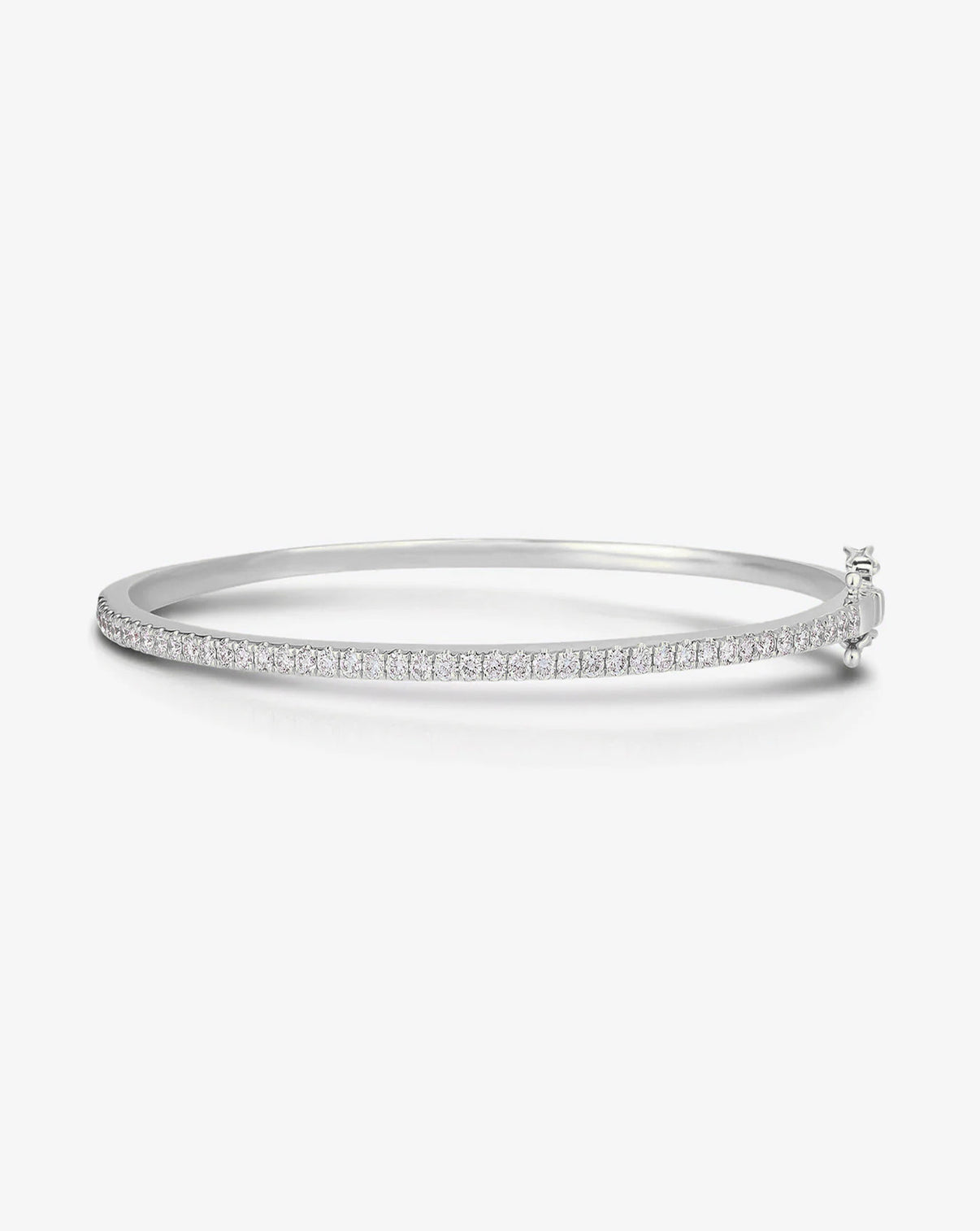 Ring Concierge Bracelets 14k White Gold / 16 cm Classic  Diamond Bangle