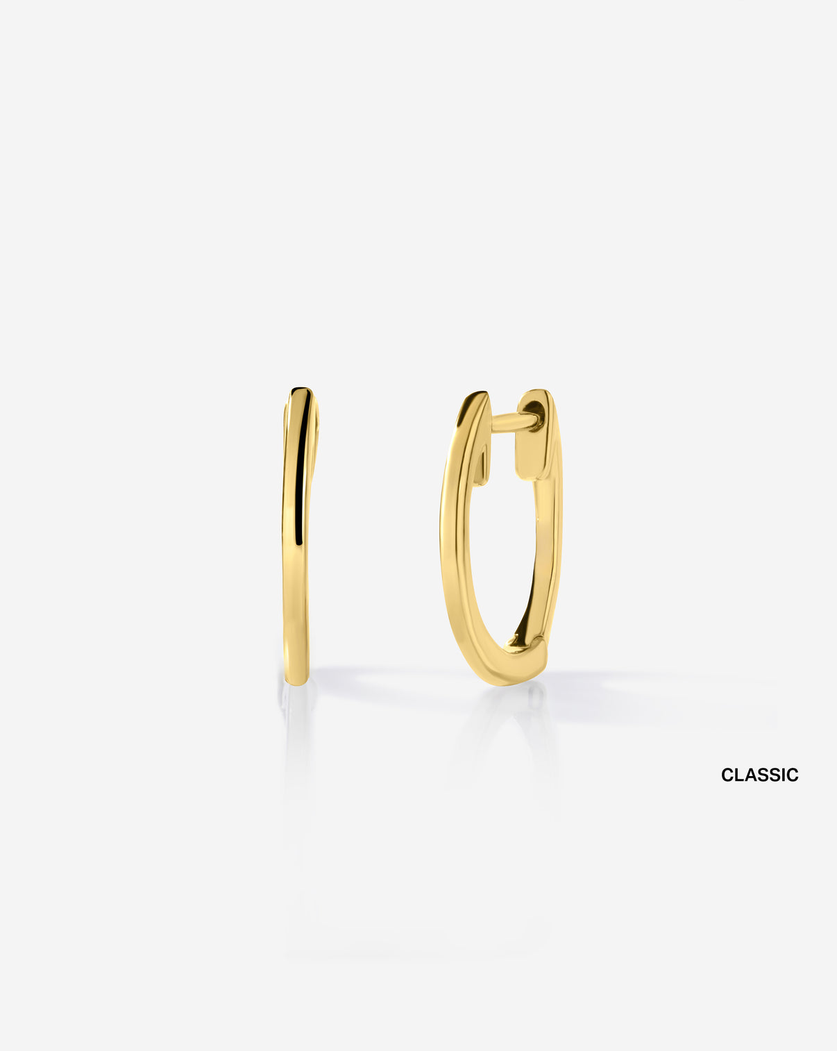 Ring Concierge Earrings Classic Gold Huggies 14k Yellow Gold