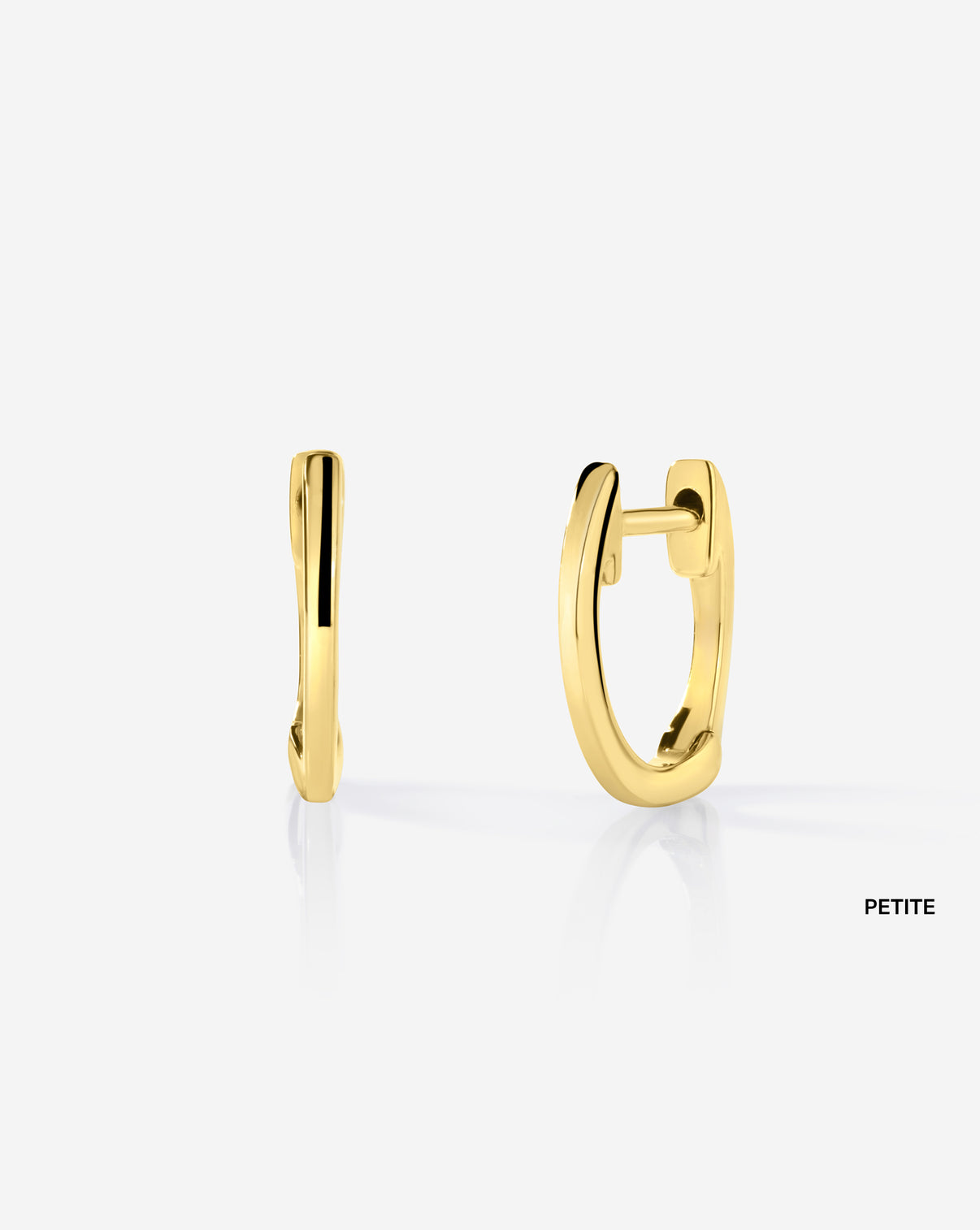 Ring Concierge Earrings Petite Gold Huggies 14k Yellow Gold