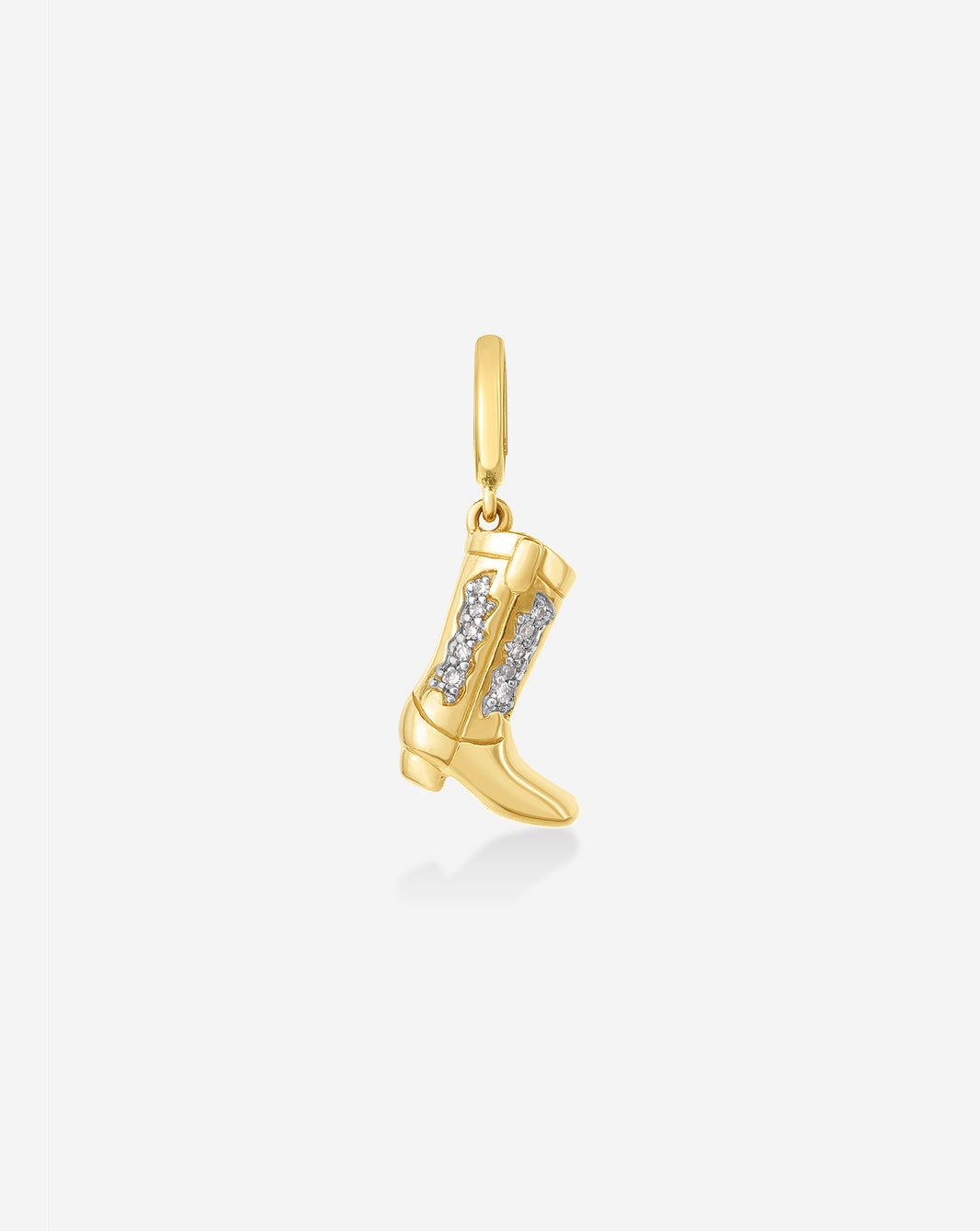 Ghost still image of cowboy boot charm