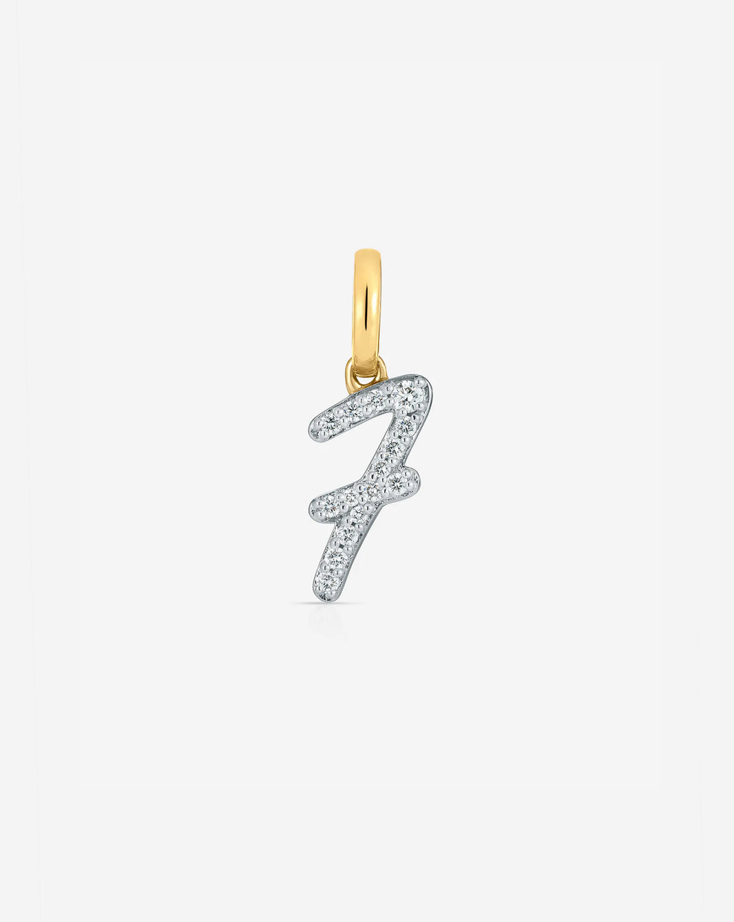 Diamond Number Pendant