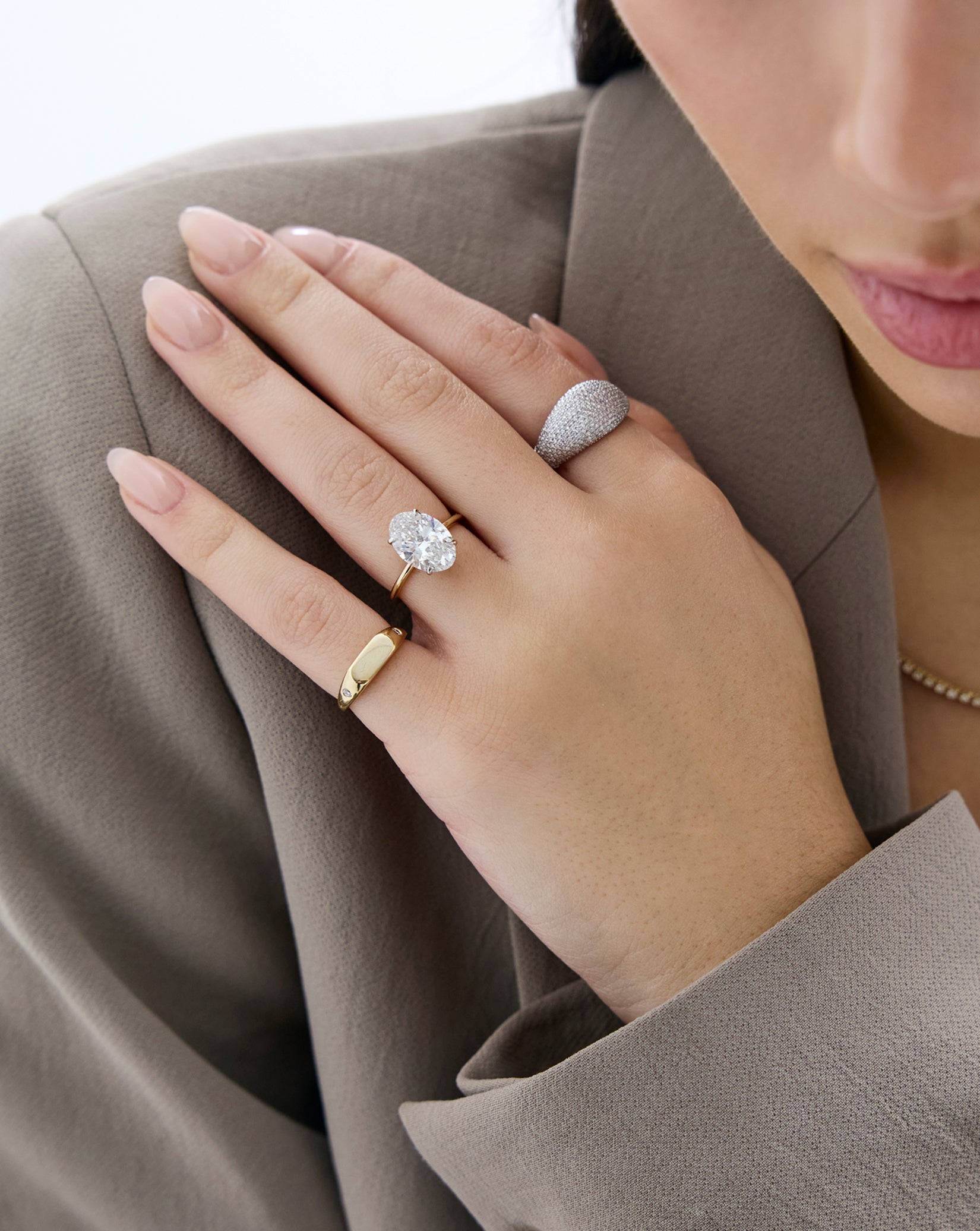 Duo Diamond Signet Ring – Ring Concierge