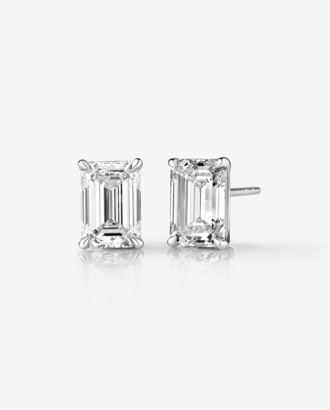Emerald Lab Grown Diamond Studs product still image 42926728216664