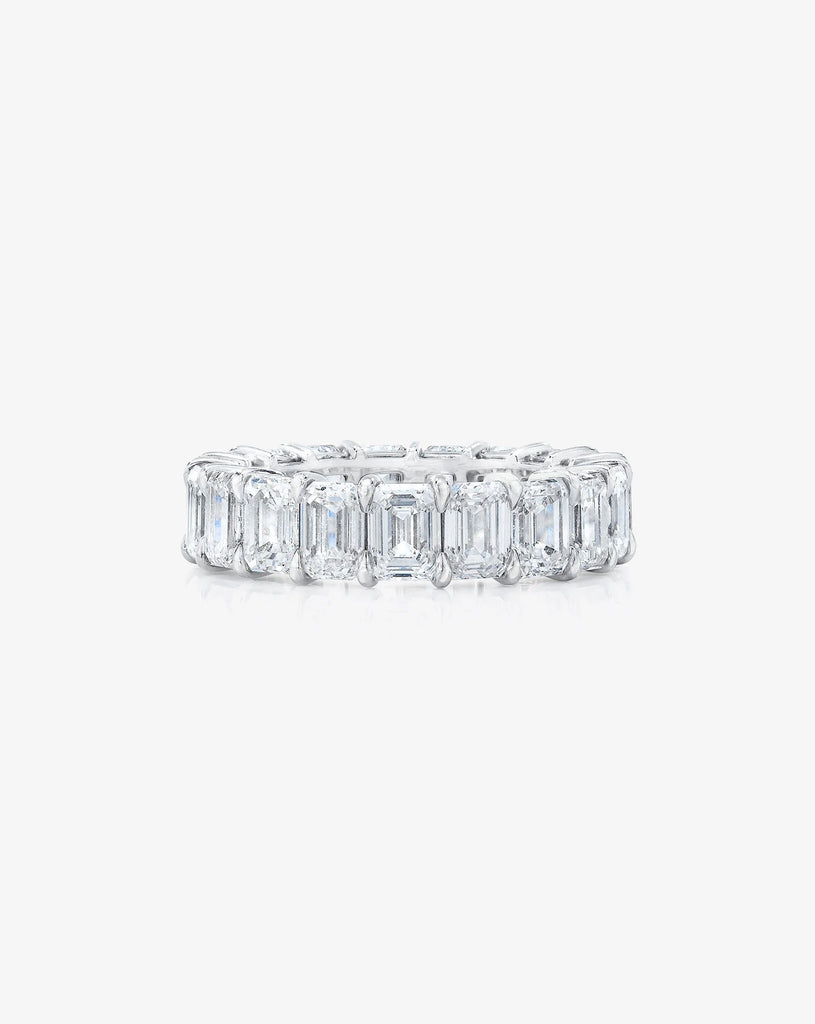 Emerald Diamond Eternity Band