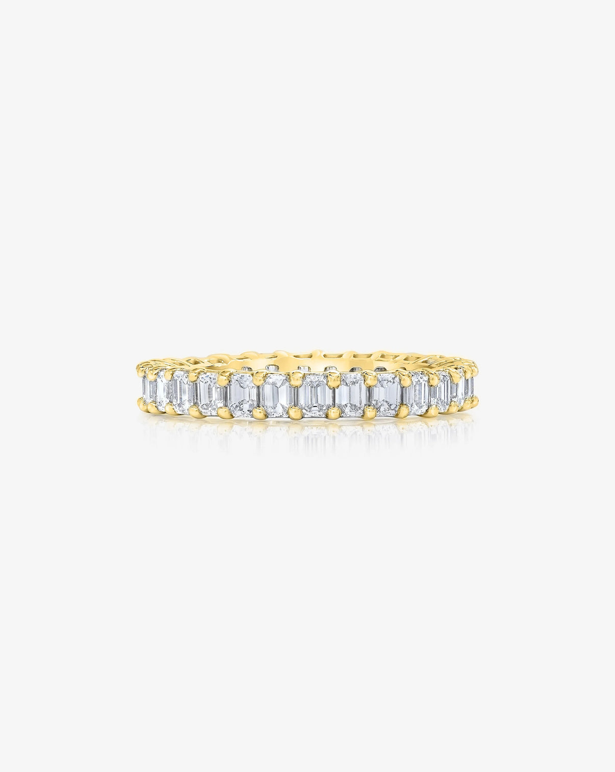 front view ghost 14k yellow gold