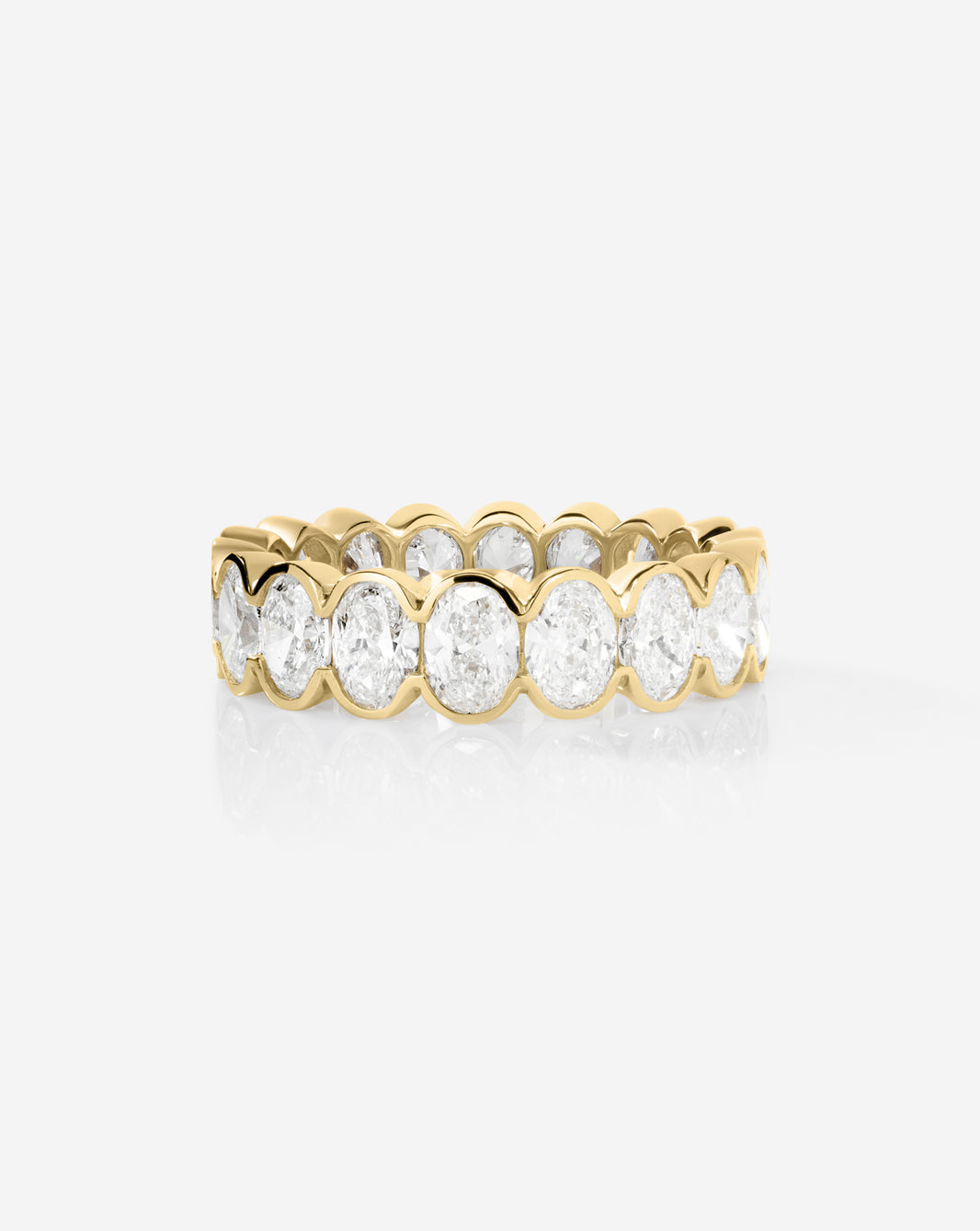 The Edge Oval Diamond Eternity Band