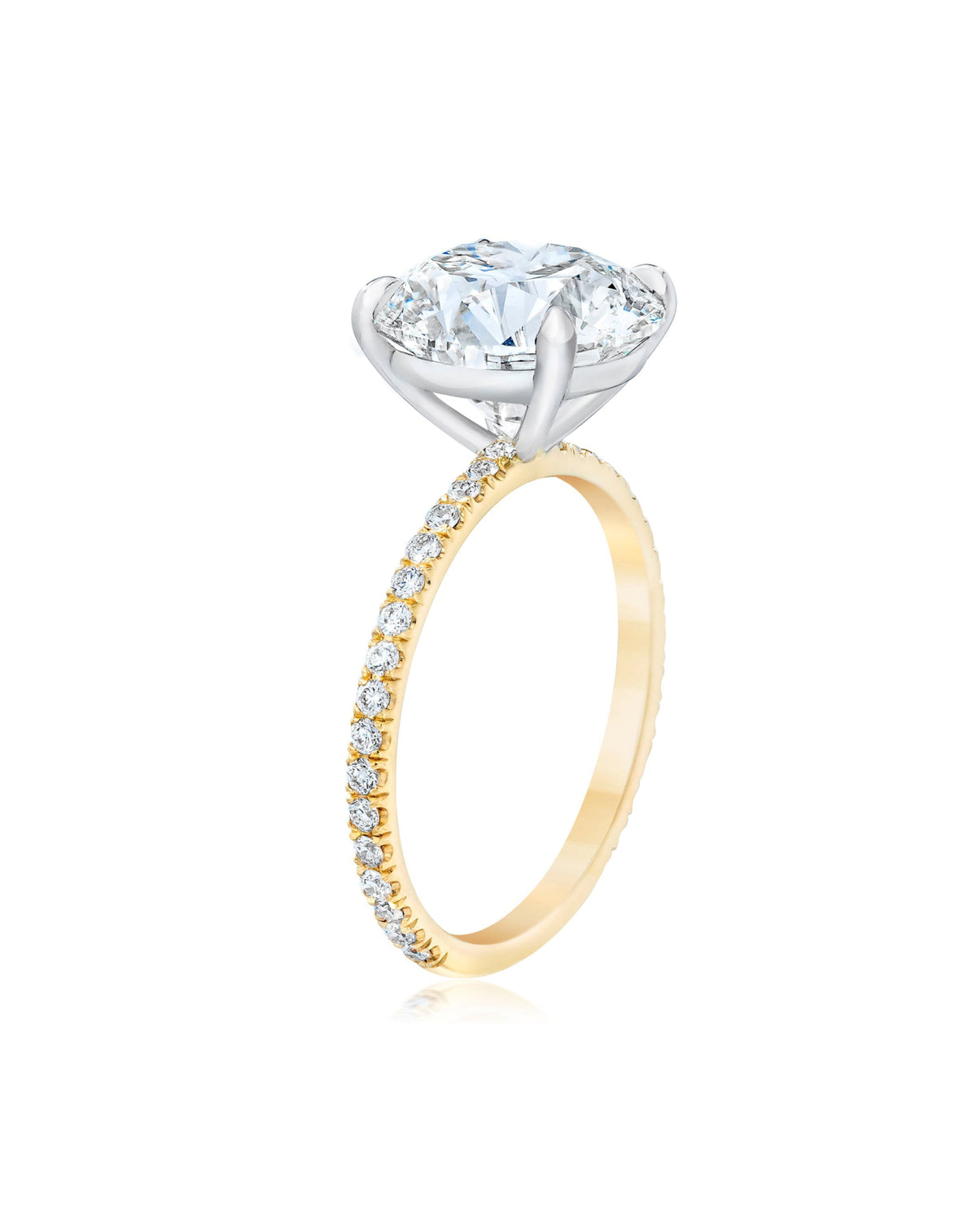 Whisper Thin Pave Emerald YG 40675119005784
