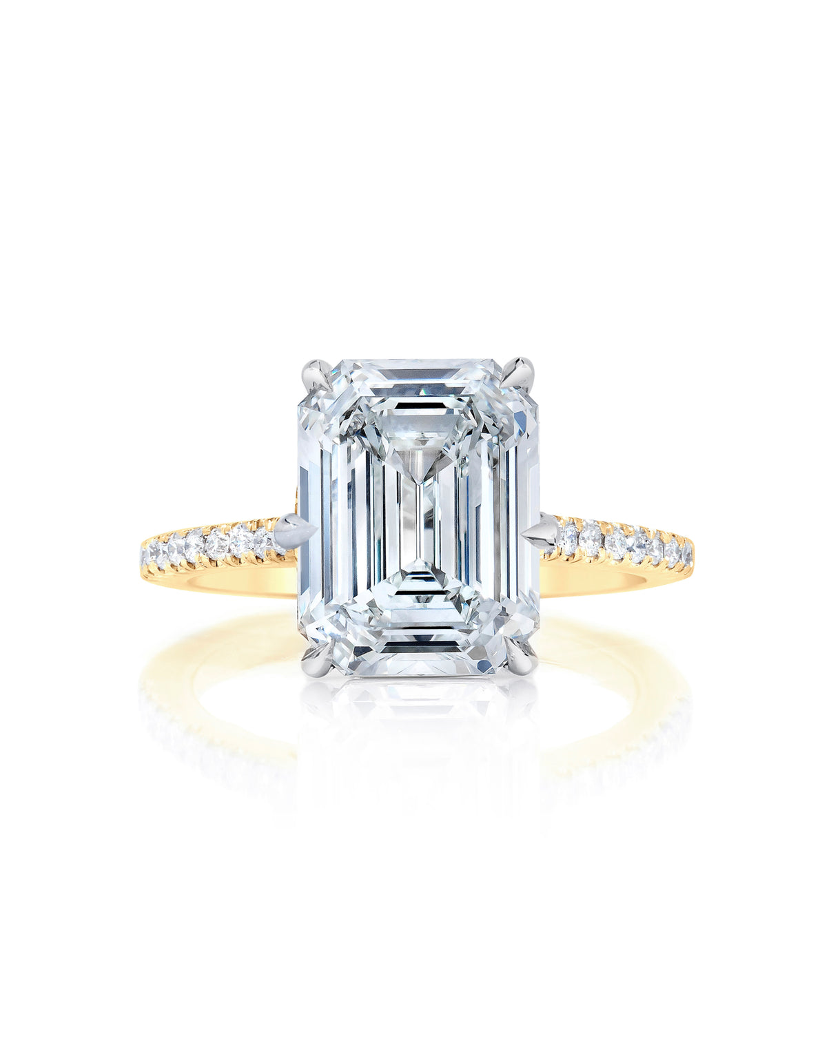 Whisper Thin Pave Emerald YG 40675119005784