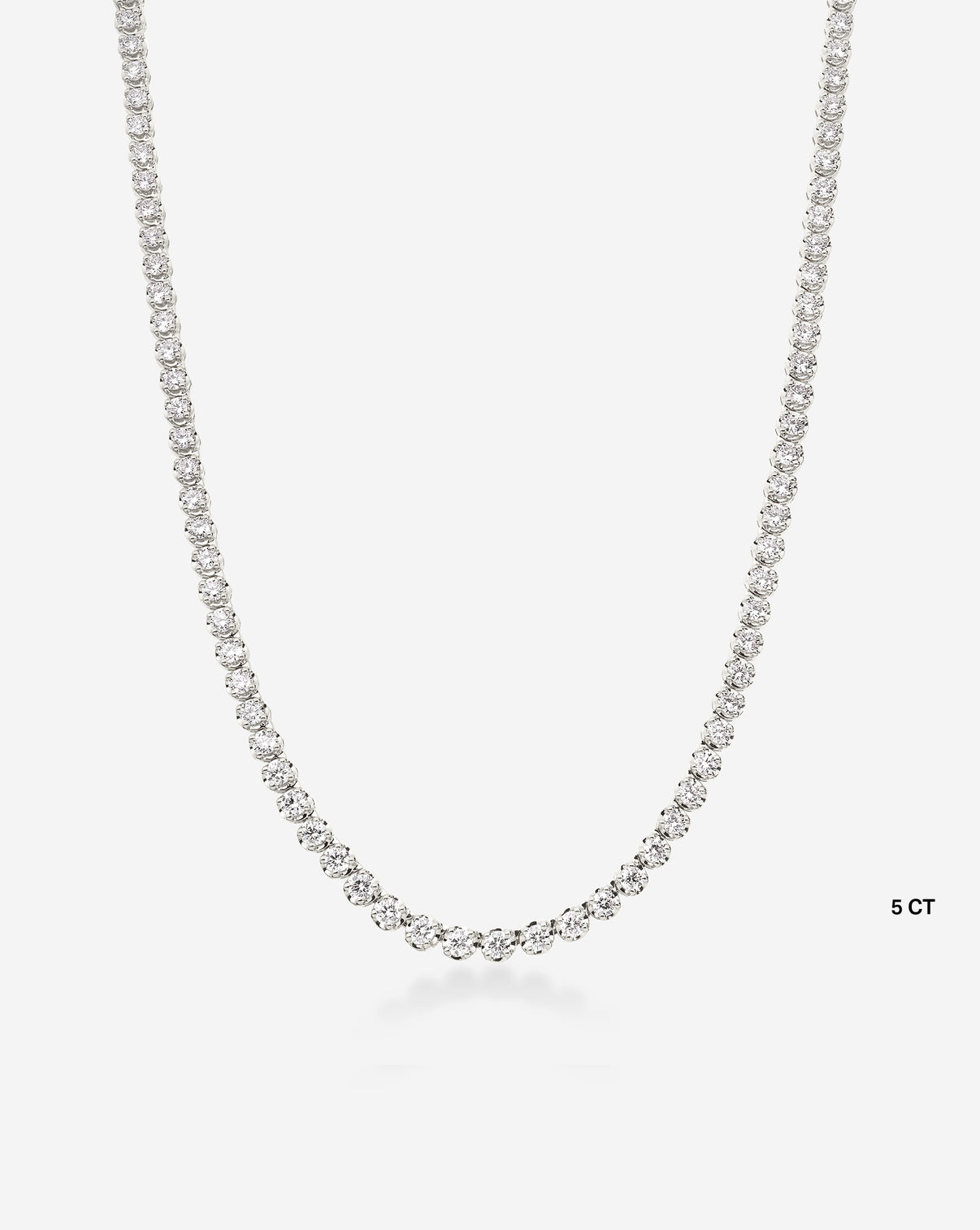 ghost image of 5 CARAT luxe tennis necklace