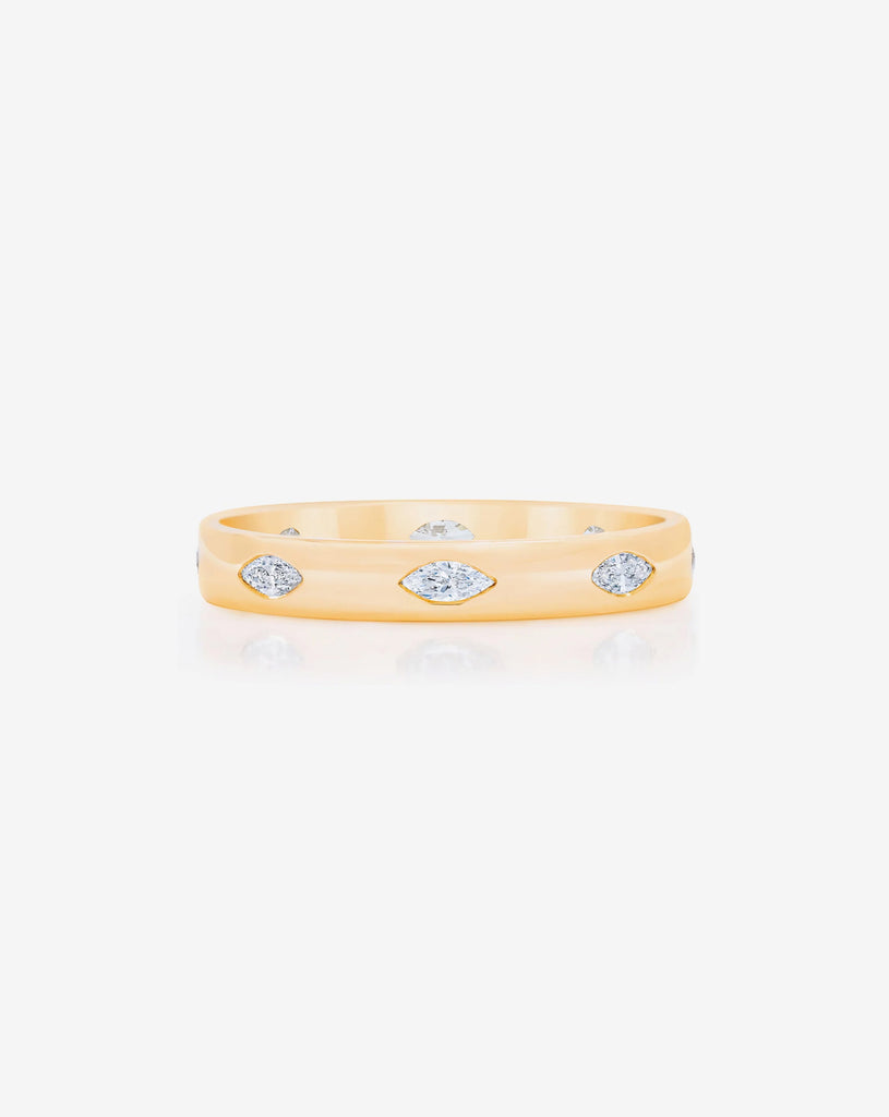 Marquise Luxe Inlay Eternity Band
