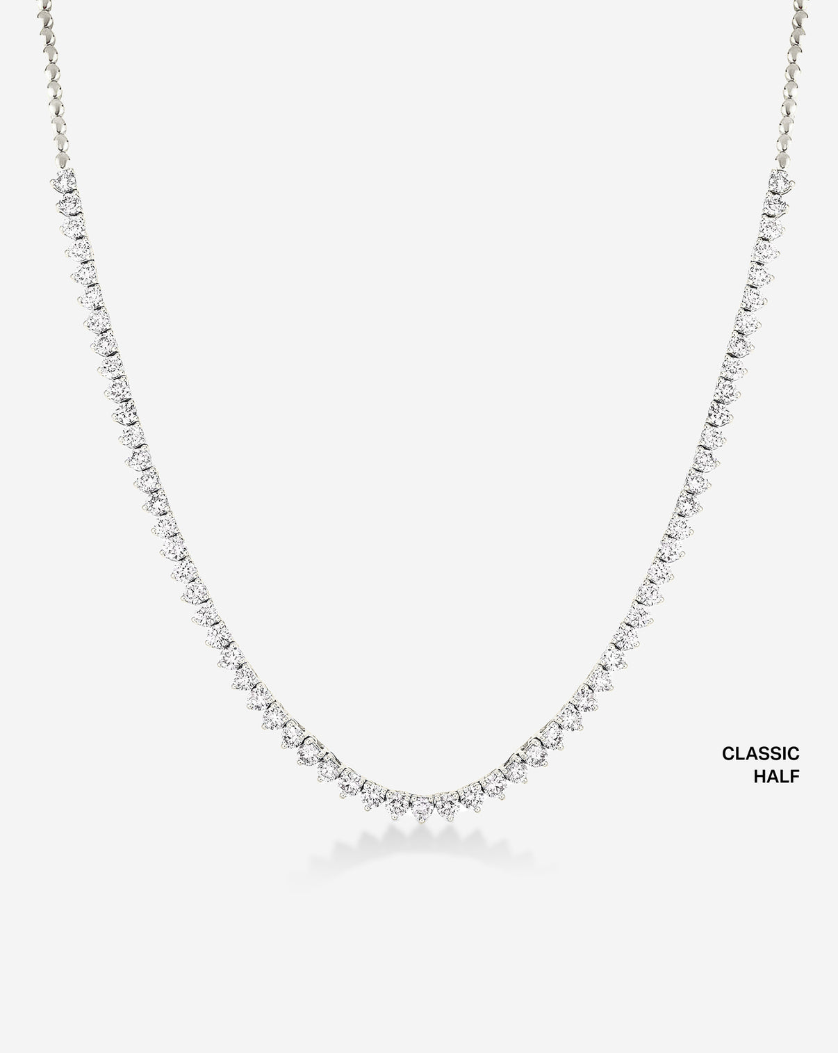 Martini Tennis necklace width  diamonds  42838555754584