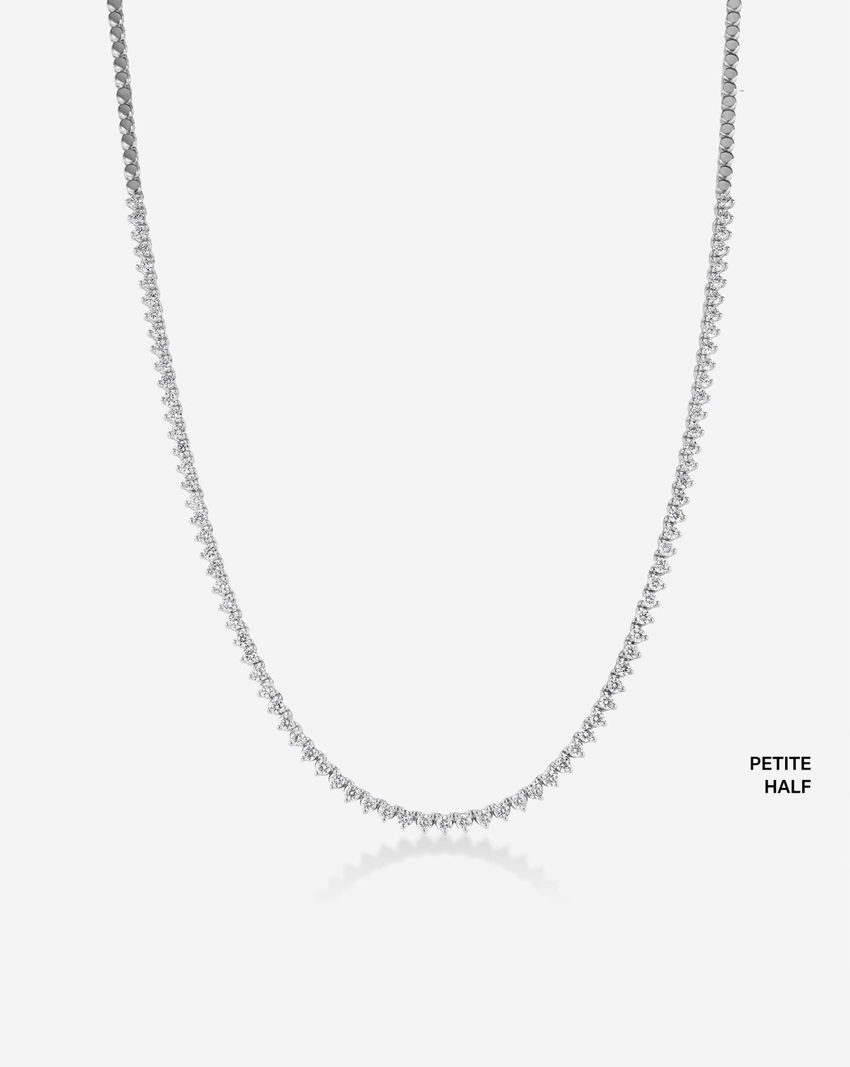 martini tennis necklace white background 42505535324248