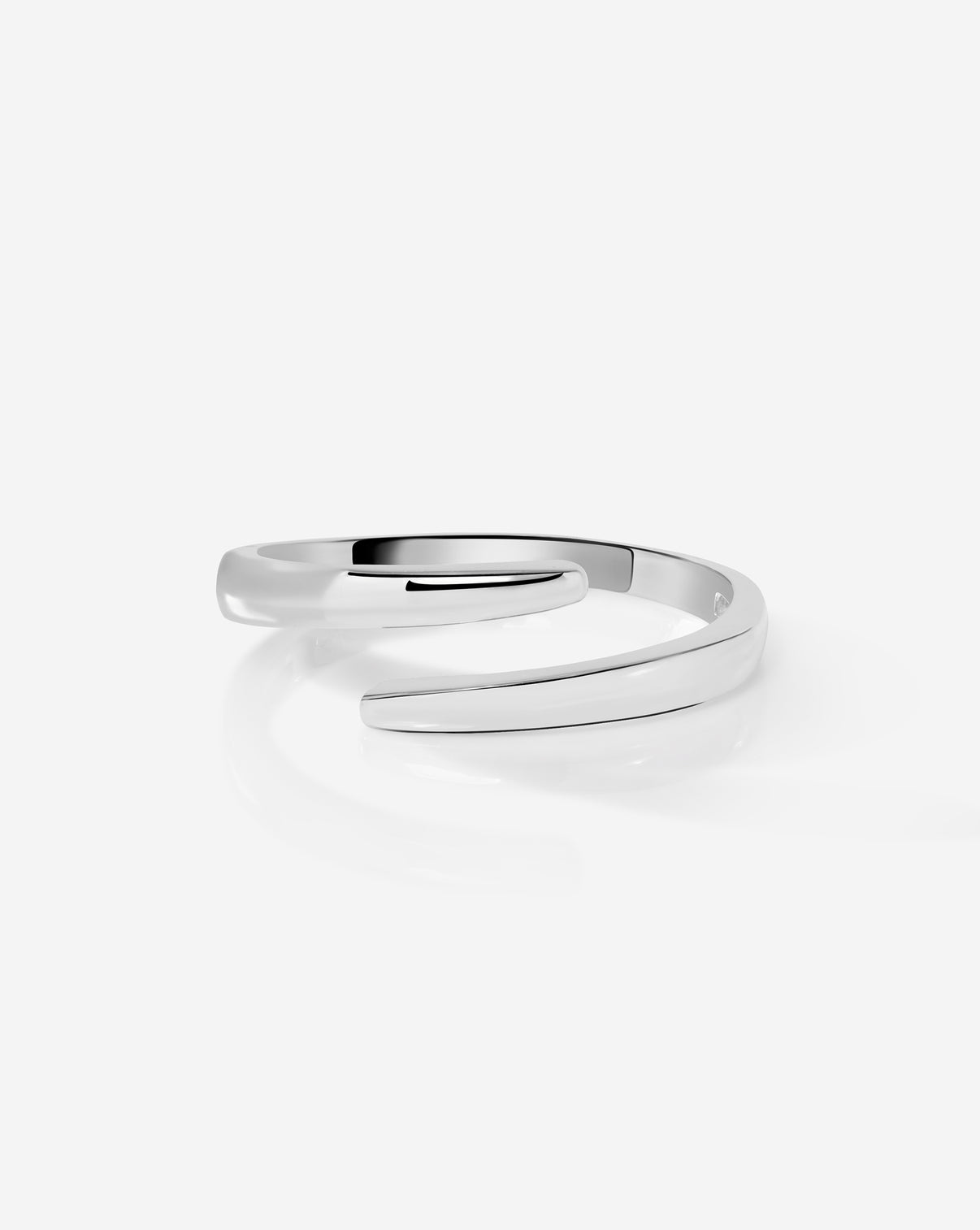 Open Gold Wrap Ring in 14K White Gold