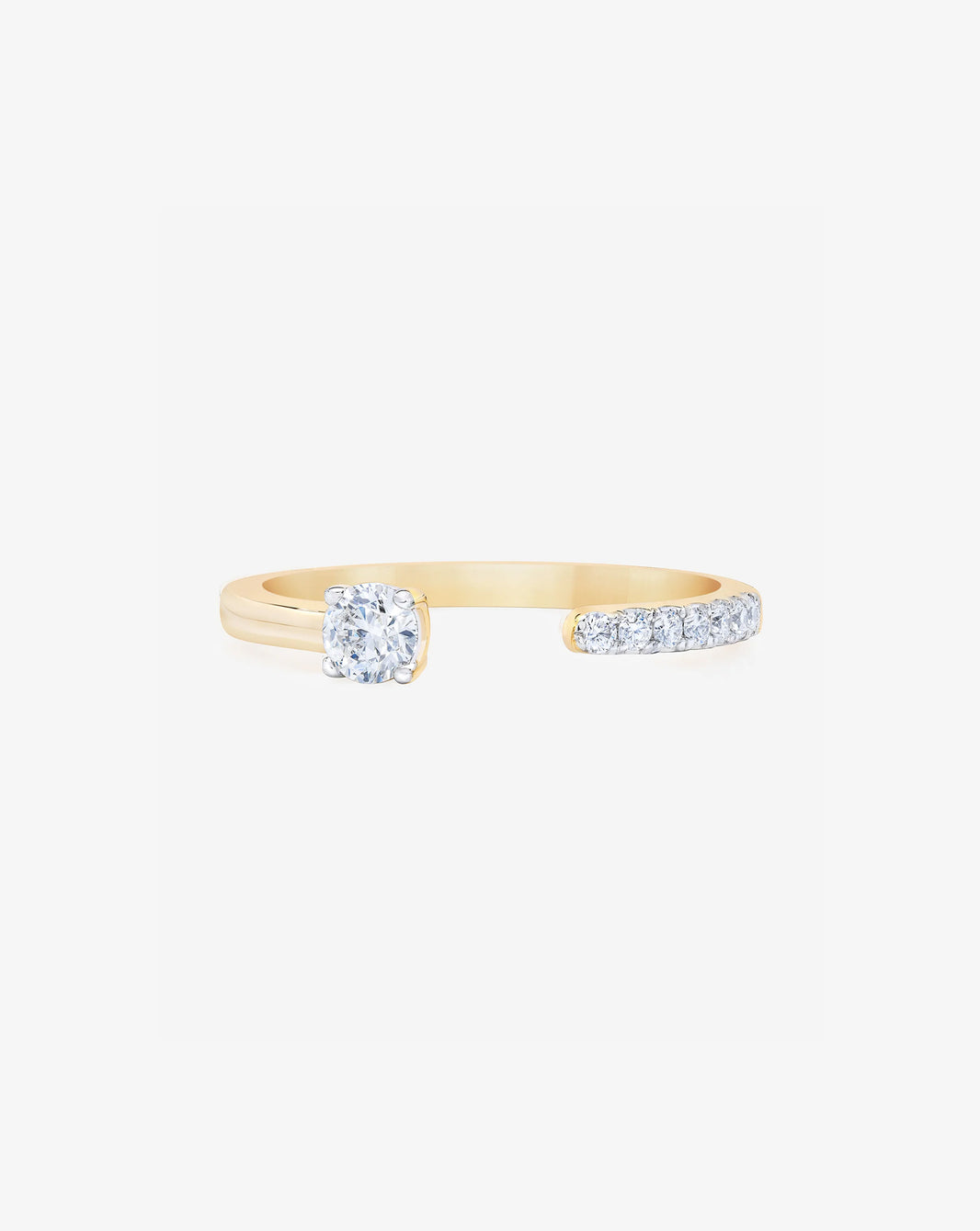Open Round Diamond Band
