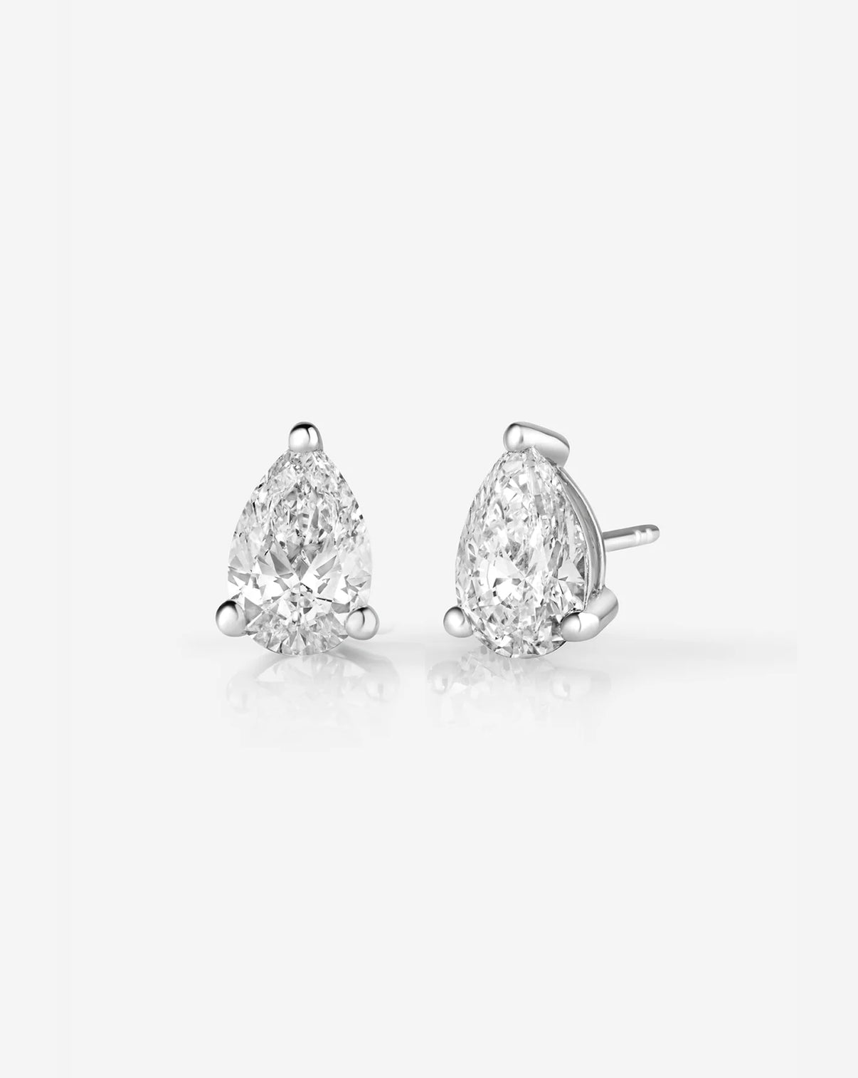 Pear Lab Grown Diamond Studs product still image GLOBAL